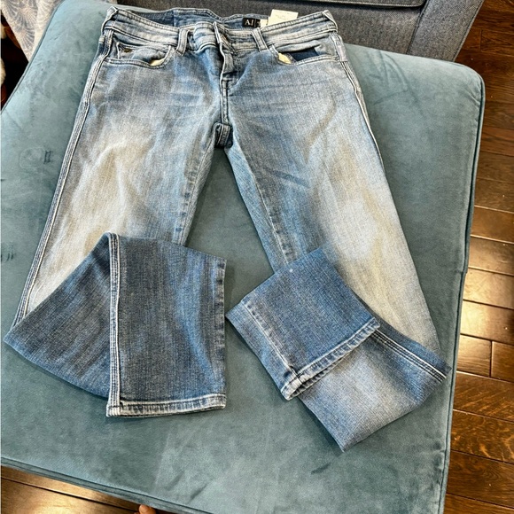 AJ Armani Jeans size 28 eu or size 36/S in US rhinestones in the back - Picture 3 of 5